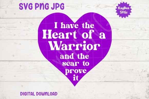 A Graphic Design Asset Review: Heart of a Warrior Scar for Editorial Use