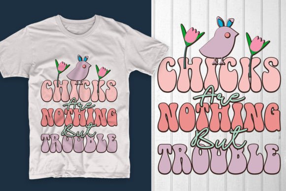 A Real-Client Review: The 'Chicks Are Trouble' Easter Graphic