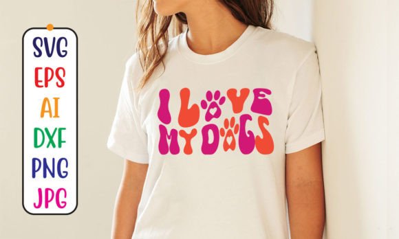 A Retro Dog SVG Graphic Perfect for T-Shirt Designs