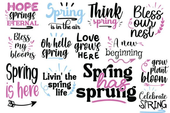 A Season of Crafting: The Spring T-shirt Design Bundle
