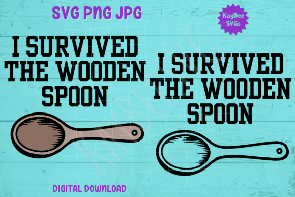 Crafters' Essential Wooden Spoon Graphics for T-Shirt Designs