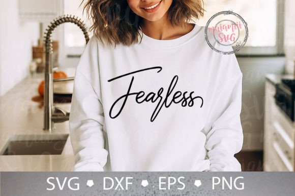 Fearless, Redeemed, Forgiven SVG Graphics for T-Shirt Designs