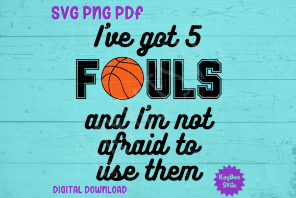Five Fouls: A Basketball Design for Embroidery
