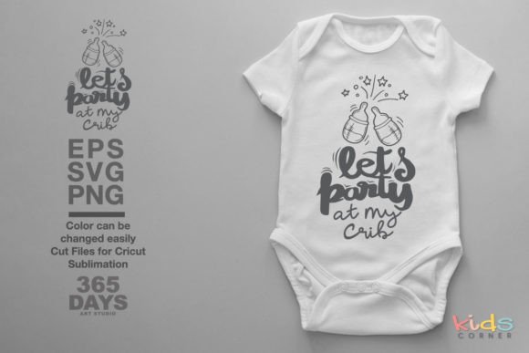 Let's Party at My Crib Graphics for T-Shirt Designs