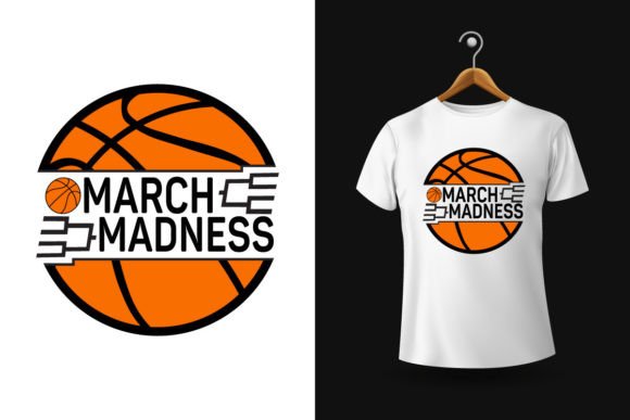 March Madness Day T-shirt Graphics for Local Business Branding